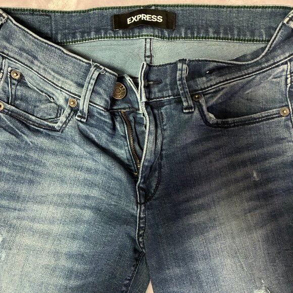 Express Size 2 Mid Wash - Picture 3 of 4